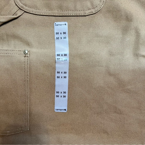 •NEW• Carhartt Duck Bib Canvas Overalls Size 50x30 - Picture 9 of 10